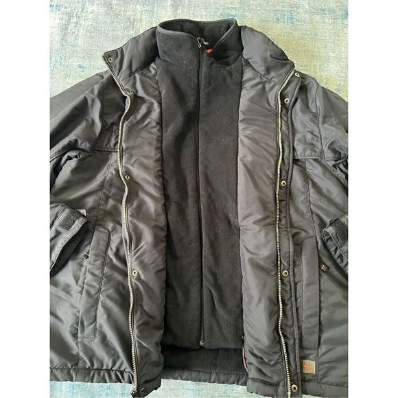 Weatherproof Garment Company Heavy Winter Jacket w Hideaway Hood Mens XXL - Picture 3 of 12